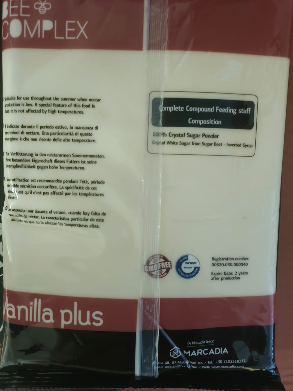 Bee Complex vanilla plus Candido Qualità premium Marcadia