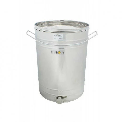 Maturatore inox 300L/420kg con maniglie e valvola inox e filtro