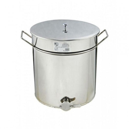 Maturatore inox 50L/70kg con maniglie e valvola inox Lyson